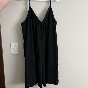 Black spegetti strap Romper